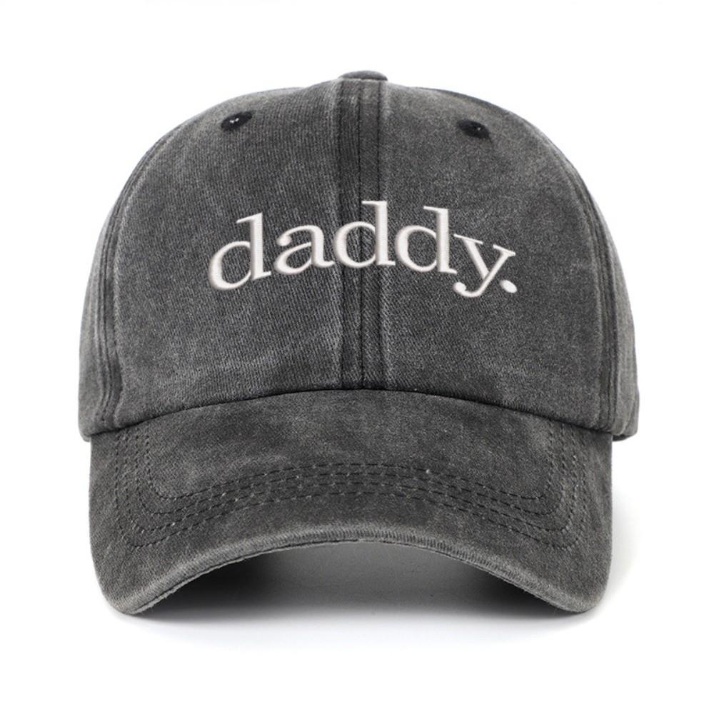 Adjustable daddy. Embroidery Caps Vintage Baseball Cap Fashion Sport Visors Cap Father's Gift