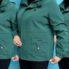 Spring Autumn Loose Large Size Short Hooded Solid Color Jacket Casual Lightweight Outerwear Top for Women Daily Wear
