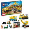 Lego city Грузовик и кран из железа, игрушки, игрушка, подарок на день рождения, блок, образование, Рождество, мальчик, девочка, ребенок 4 года, 5 лет, 6 лет