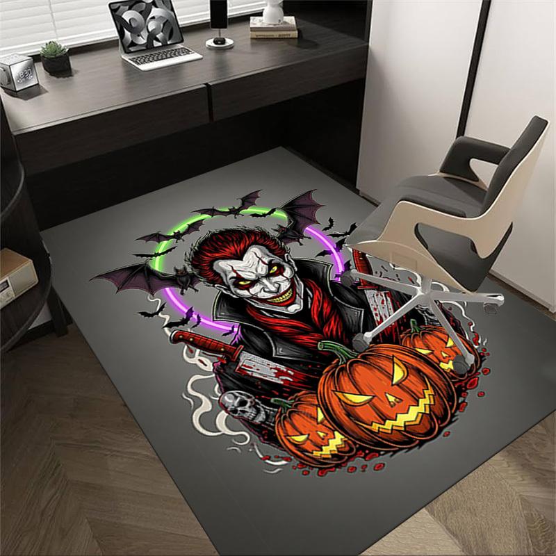 1PC Halloween Vampire Extra Large Non Slip Floor carpet, Office, family, bedroom, Studio Large Area Rug Indoor Rugs