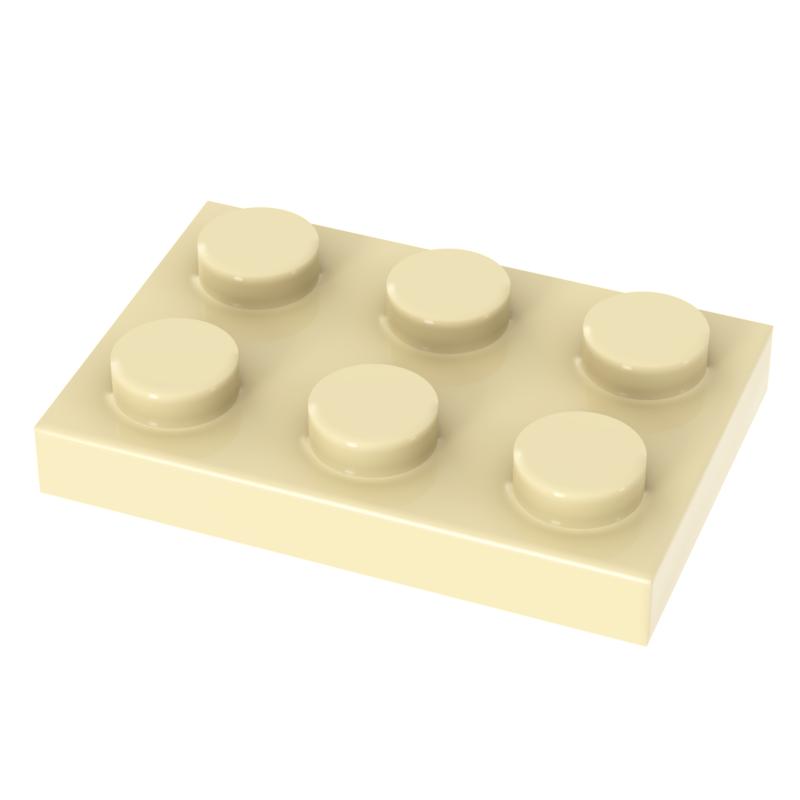 [Funbrick] 50 шт. Пластина 2x3 3021 Совместимо с featuring Знаменитый Строительный Кирпичик Классический Строительный Блок Игрушки MOC DIY