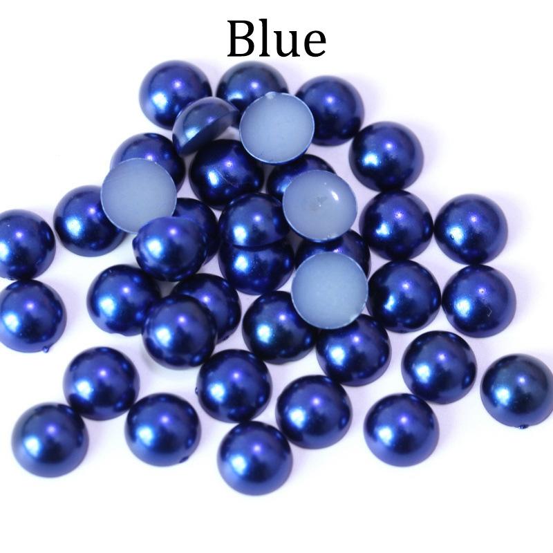 2, 3, 4, 5, 6, 8, 10, 12, 14 мм, круглые полубусины с искусственным жемчугом для изготовления ювелирных изделий, женские аксессуары для дизайна ногтей, сделай сам