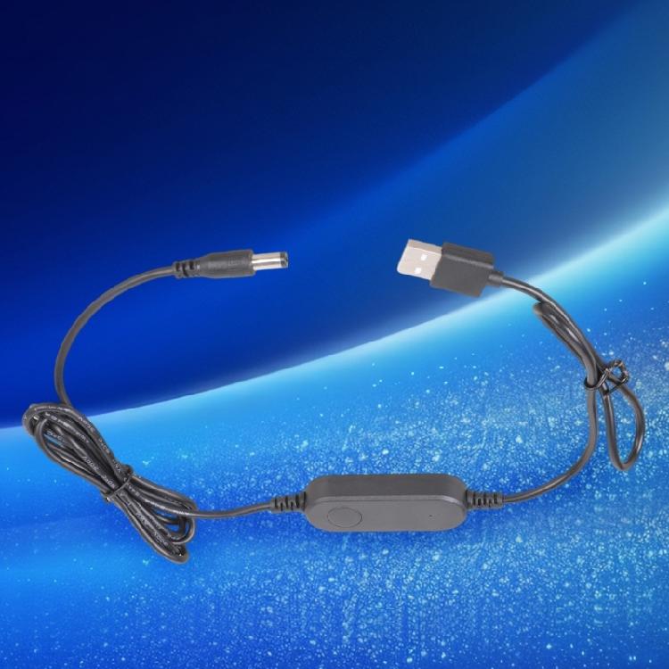 160 см USB 12 В 12 Вт Кабель питания с усилением и светодиодной подсветкой, пластиковая текстура, для роутера, динамика, светодиодной подсветки, электроники