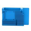 Case for Raspberry Pi 4 Aluminum Alloy Protective Enclosure with Venting Fan DC5VBlue
