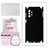 apgo Protective Skin Sticker for the Back+sides Compatible with Samsung Galaxy M32 5G, Full Wrap Film, Foil, Vinyl - Pattern Matte Black