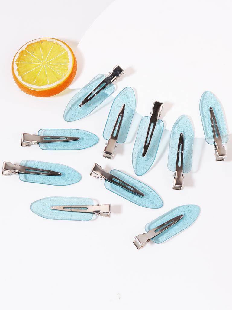 10 шт. бесшовные нескользящие боковые заколки для волос, макияж, прически, заколки для волос, модные аксессуары для волос. Специально для париков из натуральных волос.