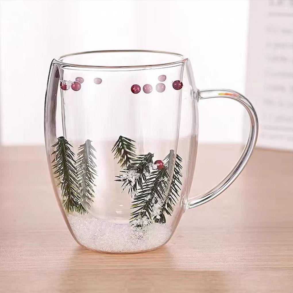 Изолированные чайные чашки для активного отдыха, идея подарка, стеклянная чашка с двойными стенками, кружки из боросиликатного стекла