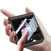 Чехол для мобильного телефона Samsung Folding Zflip6, противоударный, с магнитной застежкой, складной, с большим окном, модный матовый всесторонний защитный чехол