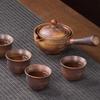 Керамический чайник, китайский чайник Gongfu, вращающийся на 360 градусов, заварочный чайник, портативный одиночный расходные материалы на 160 мл