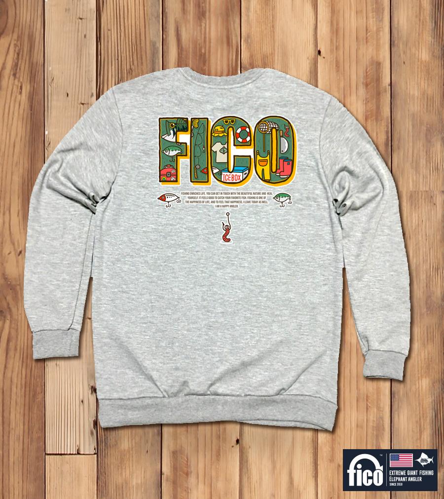 DOLDOL Fico-Mtm-104 Season 2 Extreme Fishing Pico Character Graphic Sweatshirt Long Sleeve