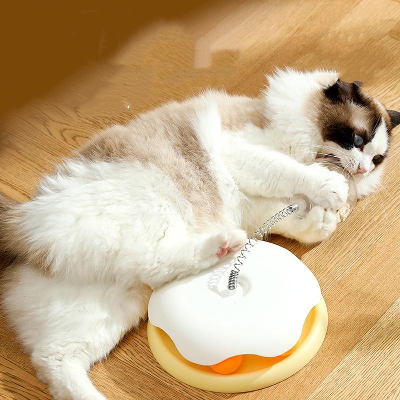 Кошачья головоломка мячик-кормушка для кошек и собак, интерактивная игрушка-дозатор лакомств, кошачья мята, медленная кормушка для питомцев, забавные аксессуары для домашних животных