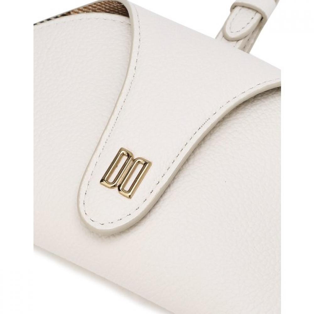 Dcho4f230iv [рекомендуется В Качестве Подарка] Слоновая Кость Dd Логотип Кожаный Футляр Для Очков И Брелок