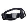 FOCUHUNTER Tactical Goggles, Sports Glasses, 3-Color Lens Set, Easy Lens Interchange, Adjustable Length, Impact Resistant, Breathable, Windproof, Dust