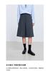 LILY Solid Color Velvet Five Quarter Pants Casual Pants