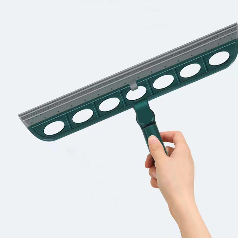 Вращающаяся волшебная метла и скребок для стекла для уборки пола в ванной комнате