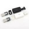 Micro USB 5PIN Welding Type Male Plug Connectors Charger 5P USB Tail Charging Socket 4 In 1 White Black
