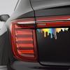 G015 14x5 см Автомобильные наклейки Красные капли крови Автомобильный Хэллоуин Стиль Декоративное стекло Наклейка на фару автомобиля Водоотталкивающий Бампер