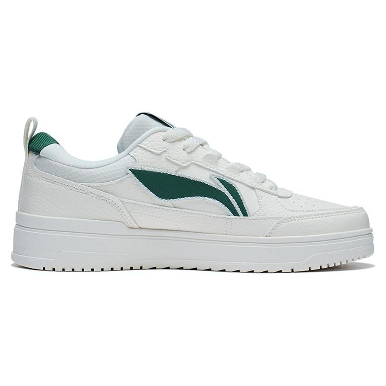 Li Ning Tian Ji 2.0 Durable Breathable Low-Top Skate Shoes Men Skate Shoes White Green AGCT211-1