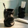 Стакан для зубной щетки, Многоцелевой держатель большой емкости, Водонепроницаемый органайзер с матовой поверхностью для ванной комнаты, туалетного столика и столешницы