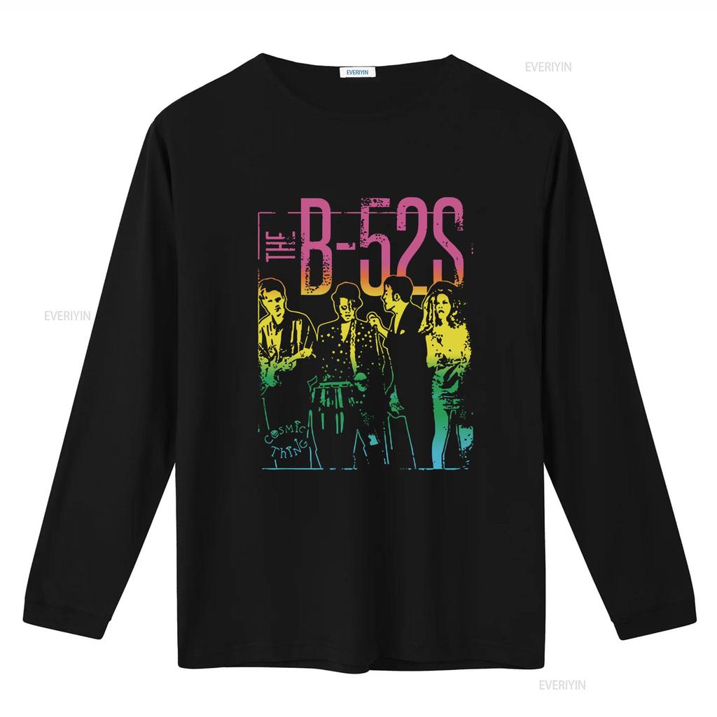 The B52s Cosmic Thing Album Cover Band Photo T Shirt Retro Rock Style for Music Fans vintage Washed Stylish Slightly Casual