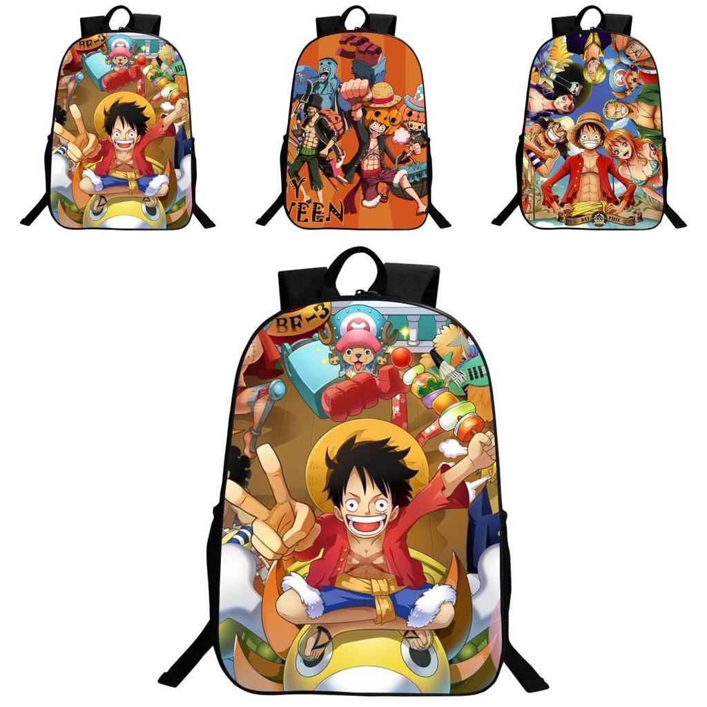 Прочный и модный аниме One Piece Monkey D. Рюкзак для путешествий Луффи для студентов