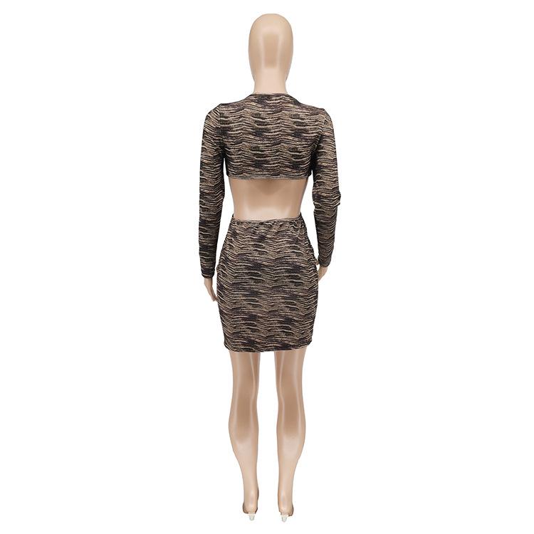 JH5906 Женское сексуальное платье в европейском и американском стиле с V-образным вырезом и длинными рукавами в рубчик