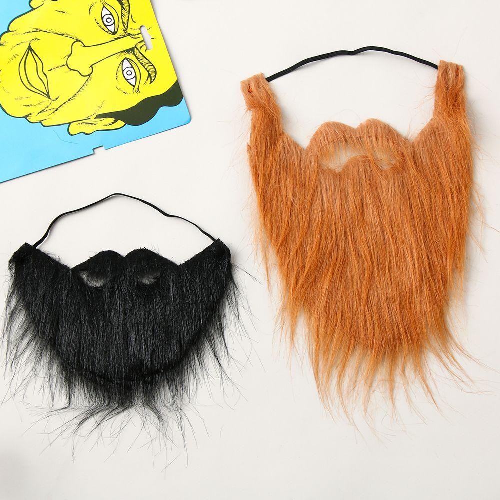 Prom Props Halloween Costume Facial Hair Moustache Wig Fancy Dress Fake Beard
