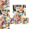 Cute And Adorable Otter Plush Keychain Charming Pull Toy For Key Accessories Gift
