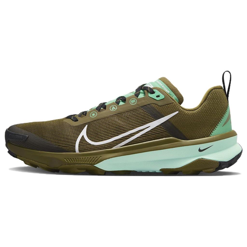 Nike React Terra Kiger 9 Оливковый Флак Весенний Зеленый Черный Белый DR2693-300