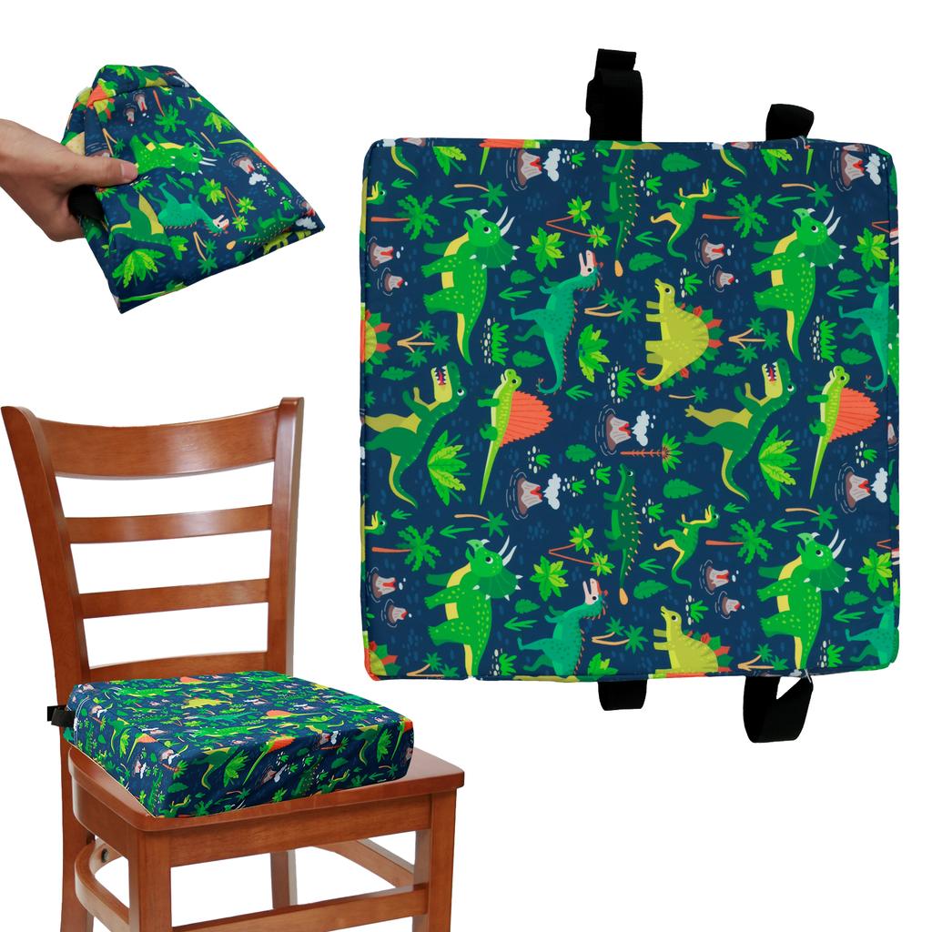 Детское сиденье-бустер, детский обеденный стол, нескользящая подушка, регулируемый ремень безопасности автомобиля и крепежный ремень, утолщенный, дышащий