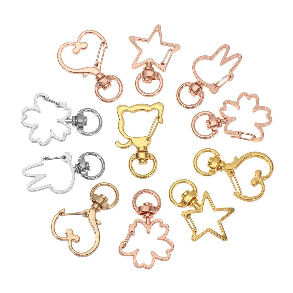 Key Ring DIY Key Pendant Trigger Clips Buckles Lobster Clasp Hooks Keychain Lobster Snap Hook