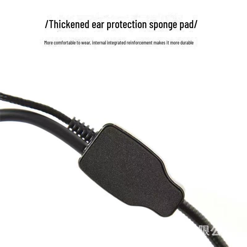 Проводная гарнитура с зажимом для воротника, громкоговорителем, креплением на ухо, микрофоном с защитой от воя и звукоснимателем для инструментов