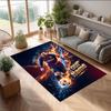 Lionel Messi Printed Crystal Velvet Rug Non‑Slip Crystal Velvet Carpet For Sofa Bedroom Indoor Home Decoration