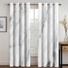 White Marble Curtain For Living Room Bedroom Kitchen Chiffon Window Treatment Decorations