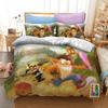 Cartoon Crash Bandicoot 3d Luxury Bedding Set Duvet Cover Set Pillowcase Europe/USA/Australia Twin Full Queen King Bedchothes