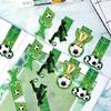 4 штуки Магнитные закладки на футбольную тематику Держатель для страниц книги для учителя Любителя книг Студента Подарок на День Рождения Рождество