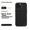 DEFENSE Enhanced Drop Protection16 Pro Phone Case, Kevlar Magnetic Anti-Drop Full Coverage IPhone 16 Pro Protective Case, Black Gold Travel Case