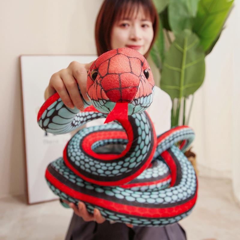160/200/300cm New Simulated Snake Fake Snake Plush Doll Cute Children's Doll Gift