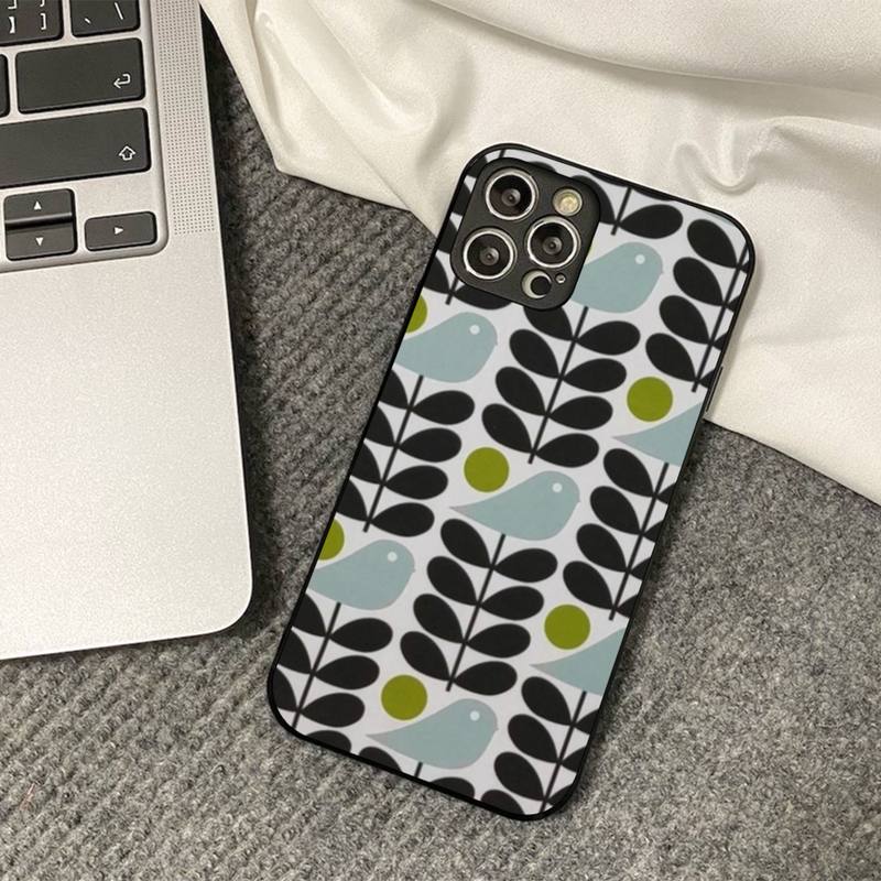 Чехол-книжка Orla Kiely 'Multi Stem' для iPhone 11 12 13 mini pro XS MAX 8 7 6 6S Plus X 5S SE 2020 XR