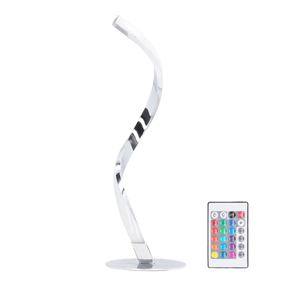 Современная спиральная настольная лампа многофункциональная RGB современная прикроватная тумбочка для спальни гостиной