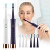 Electric Sonic Toothbrush Rechargeable Electric Toothbrush for Adults Waterproof Electric Toothbrushes with 4 Soft Brush Heads