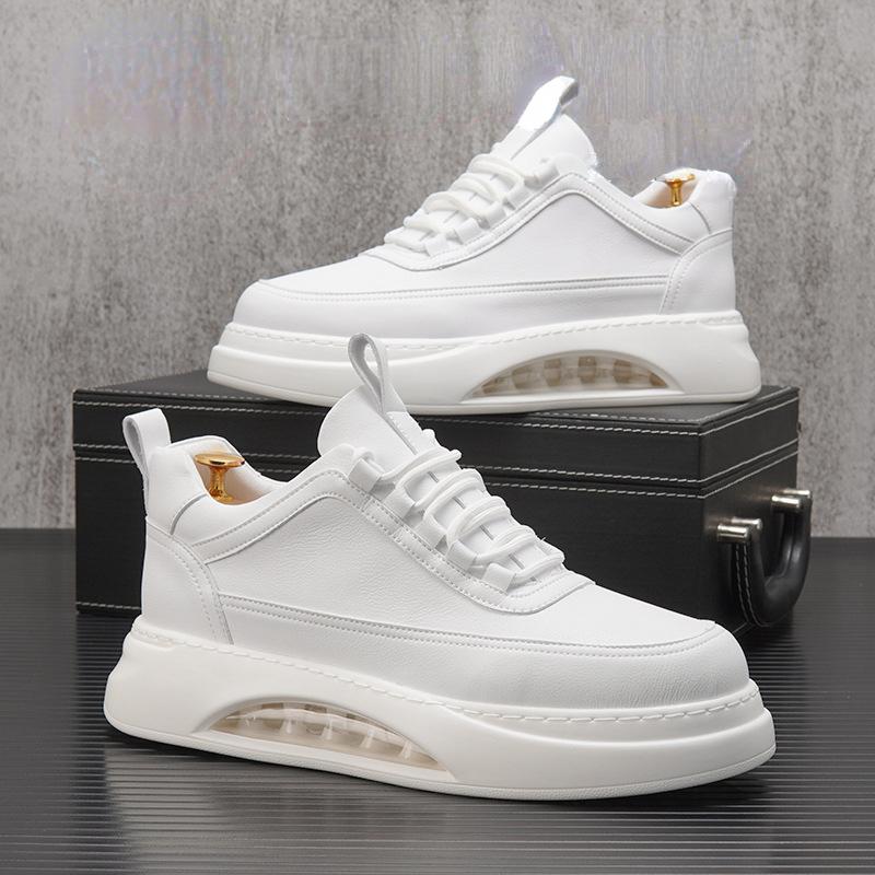 Fashion New In Men Casual Sneakers Platform White Shoes Leisure Male Sneakers Non-slip Men's Vulcanized Shoes Air Cushion Board Shoe