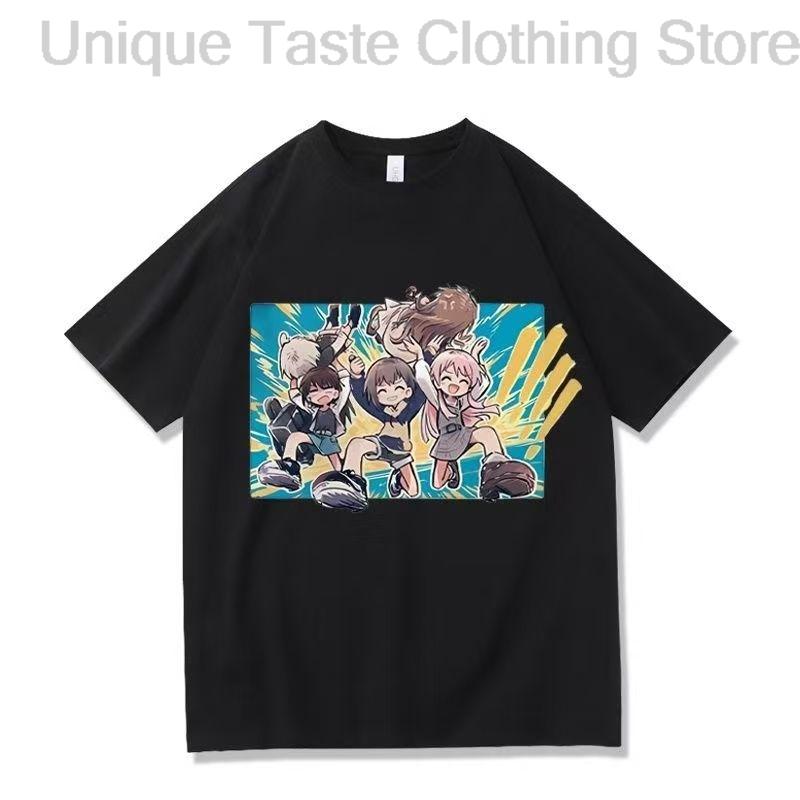BanG Dream Its MyGO Футболка Мультяшная Милая Рана Канамэ Такамацу Томори Анон Чихая Сойо Нагасаки Принт Футболка с коротким рукавом Топы