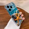 Чехол для телефона со звездами и ракушками Для iPhone 17,16,11,15,13,14,12,Air,Mini,Plus,Pro,Max,Plus,E Прозрачный Мягкий Чехол