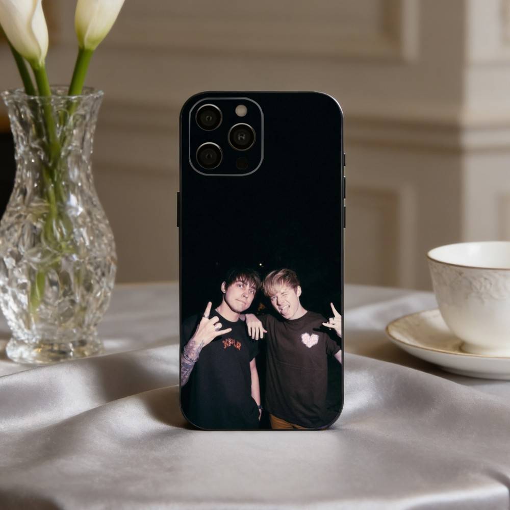 S-Sam And C-Colby XPLR A-Adventure Phone Case For iPhone 17,16,15,14,13,12,11 Plus,Pro Max,XS,Soft Silicone Black Cover