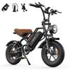 Varun Plorer E-Mountain Bike 16 Inch Off-Road Fat Tires All-Terrain Electric Bike 500W Motor 48V13Ah Battery Outdoor Riding Electric Bicycle