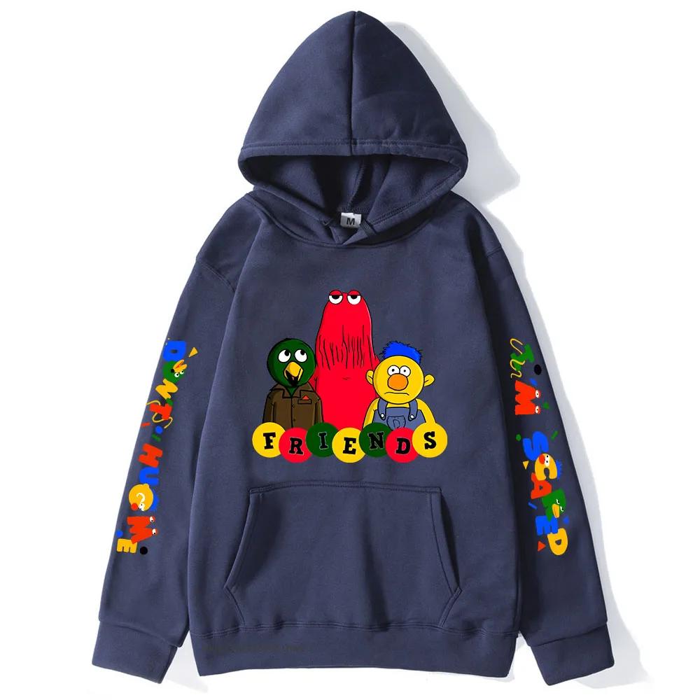 Толстовки Meme-dont Hug Me Im Scared с рисунком из мультфильмов, женские, мужские, унисекс, одежда Sudaderas