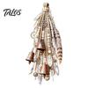 Decorative Tassel Hanging Pendants Witch Door Bell Decoration, Boho Sun Catchers, Retro Wind Chime, Pentagram Star Moon Mysterious Wall Decorations