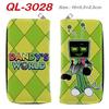 Space Dandy Anime Wallet PU Leather Long Zip Purse Full Color Waterproof Card Holder