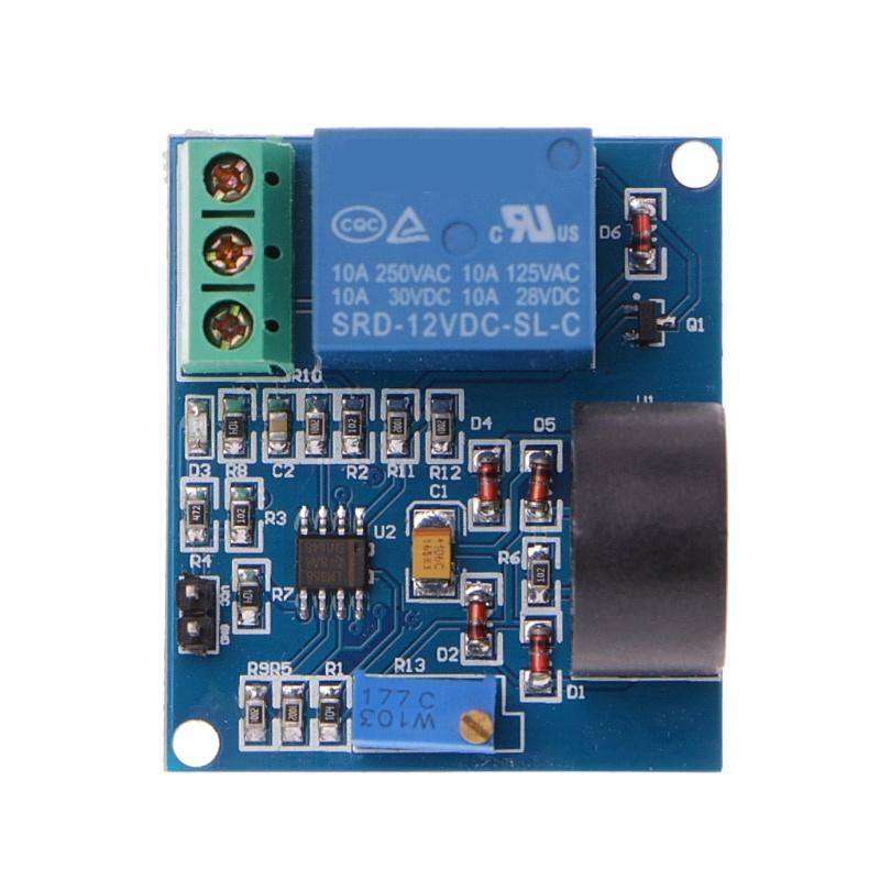 Модуль датчика обнаружения переменного тока 5 В 12 В 24 В Модуль релейной защиты 5 А Переключатель защиты от перегрузки по току